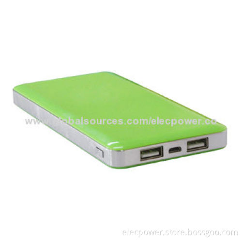 12000mAh capacity power banks, dual USB port, output 1A and 2A, charger for mobile and tablet